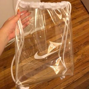 Clear PVC Nike bag